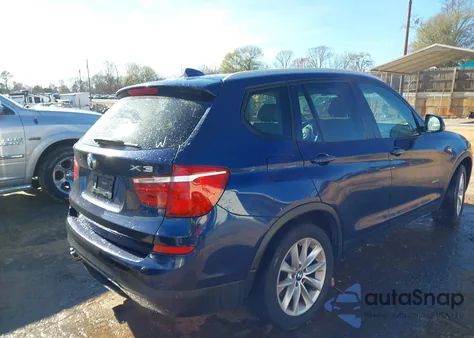 2015 BMW X3 Sdrive28I from USA, damaged, VIN 5UXWZ7C58F0M82904